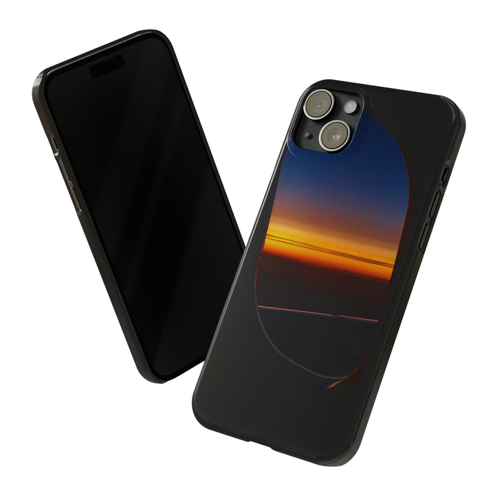 Slim Cute Phone Cases for Iphone - | iPhone 15 Case | iPhone 15 Pro Max Case, Iphone 14 Case, Iphone 14 Pro Max, Iphone 13, Airplane Window Sunset - Studio40ParkLane