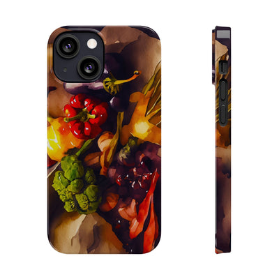 Fall Farm Vegetables Slim Cute Phone Cases for Iphone  | iPhone 15 Case | iPhone 15 Pro Max Case, Iphone 14, Iphone 14 Pro Max, Iphone 13