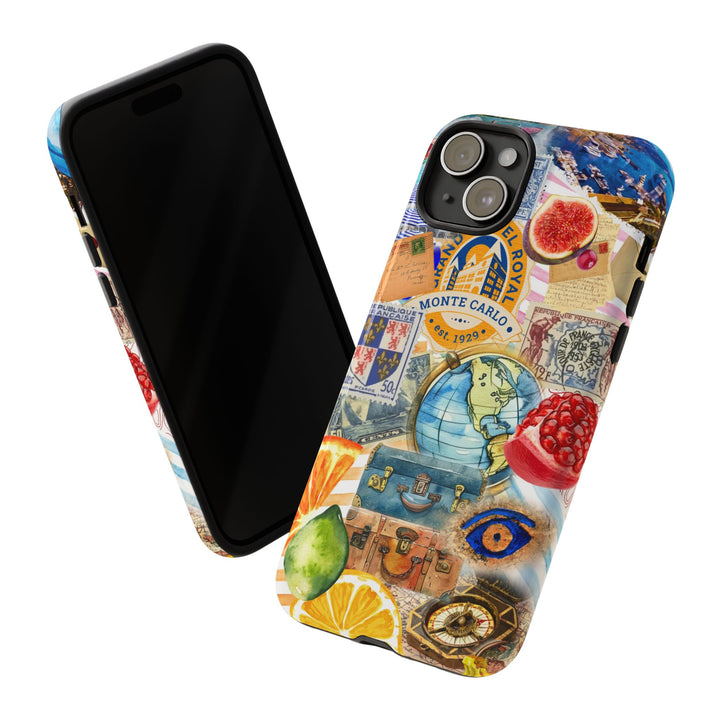 Cute European Summer Collage Phone Case, for IPhone 16 Case | Iphone 15, Iphone 14, IPhone 13 Case, 11 8 7, Samsung Galaxy S24, S23, S22, S21 Extra Protective - Studio40ParkLane