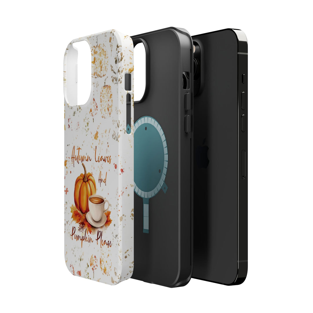 Fall Leaves Pumpkins Tough Magsafe Cute Phone Cases for Iphone | iPhone 15 Case | iPhone 15 Pro Max Case, Iphone 14, Iphone 14 13 12 11 10 9 8 7 - Studio40ParkLane