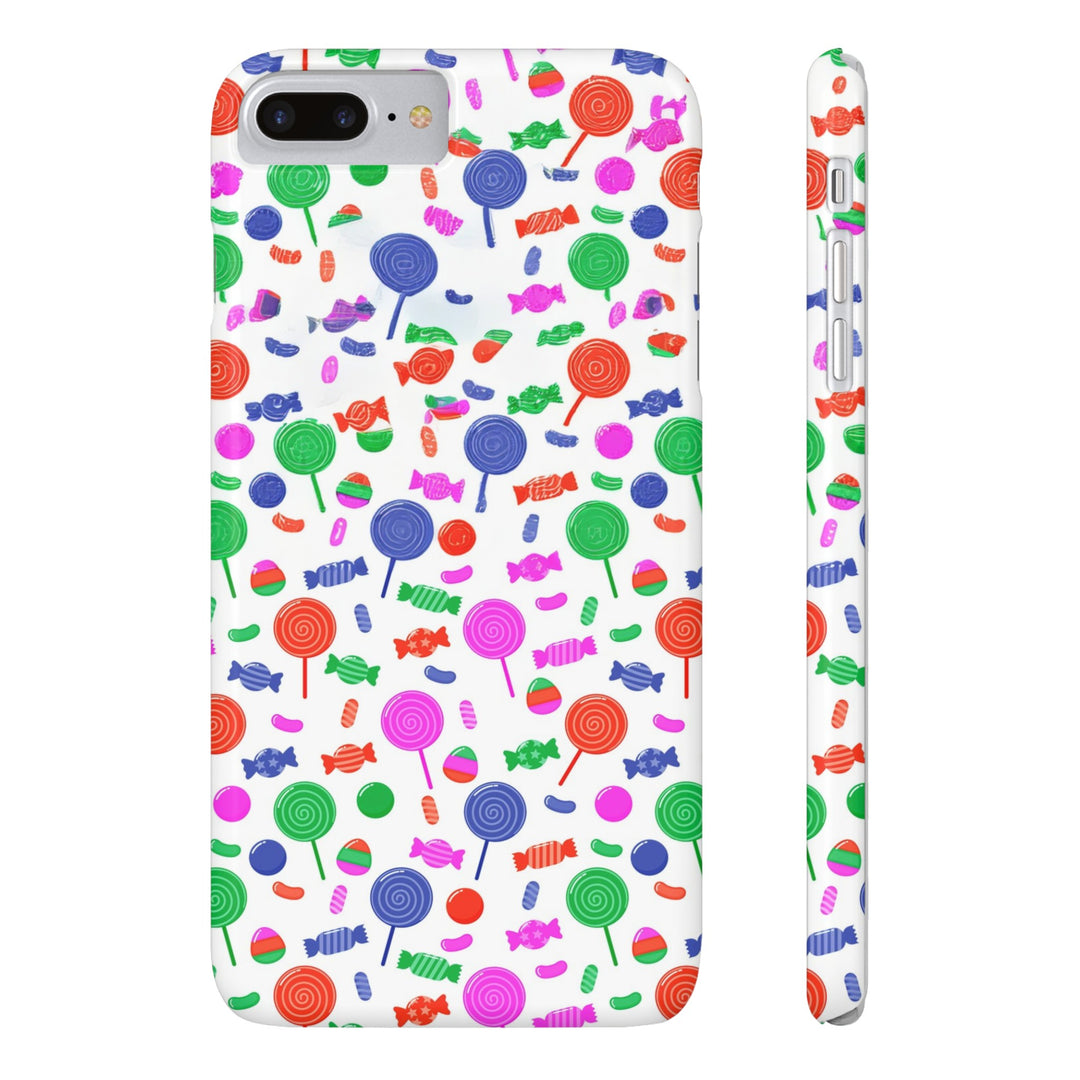 Slim Cute Phone Cases for Iphone - | iPhone 15 Case | iPhone 15 Pro Max Case, Iphone 14 Case, Iphone 14 Pro Max, Iphone 13, Summer Lollipops Red - Studio40ParkLane