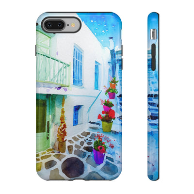 Impact Resistant, Greece House, Cute Phone Cases for Samsung S24, S23, S22, S21, IPhone 15 pro Iphone 14 pro Iphone 13 IPhone 12 Iphone 11