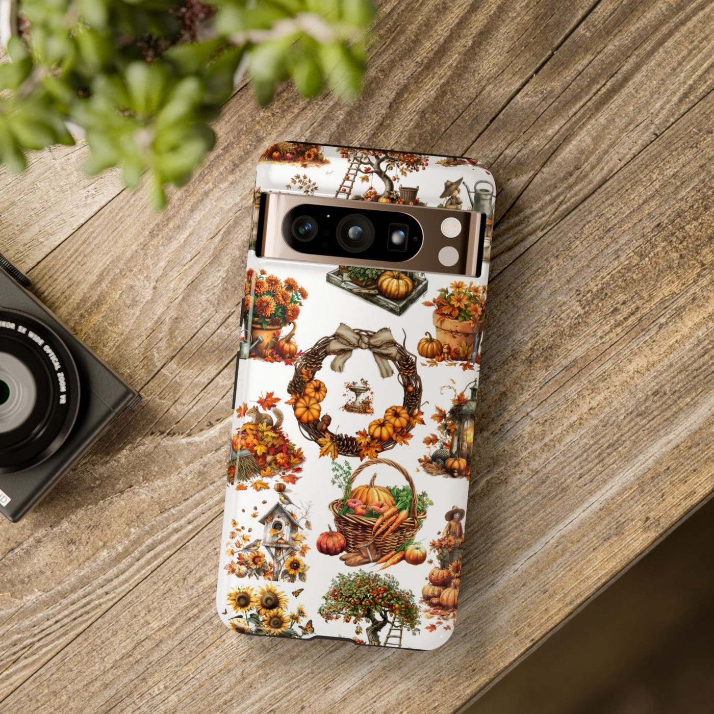 Impact Resistant, Fall Leaves Collage, Cute Phone Cases for Samsung S24, S23, S22, S21, IPhone 15 pro Iphone 14 pro Iphone 13 IPhone 12 Iphone 11