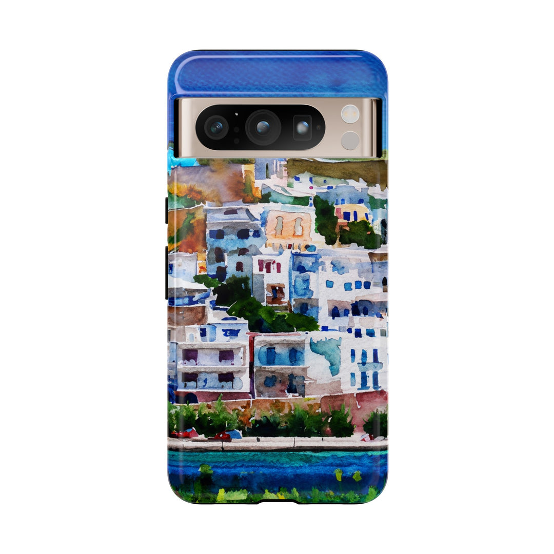 Impact Resistant, Greece House, Cute Phone Cases for Samsung S24, S23, S22, S21, IPhone 15 pro Iphone 14 pro Iphone 13 IPhone 12 Iphone 11 - Studio40ParkLane