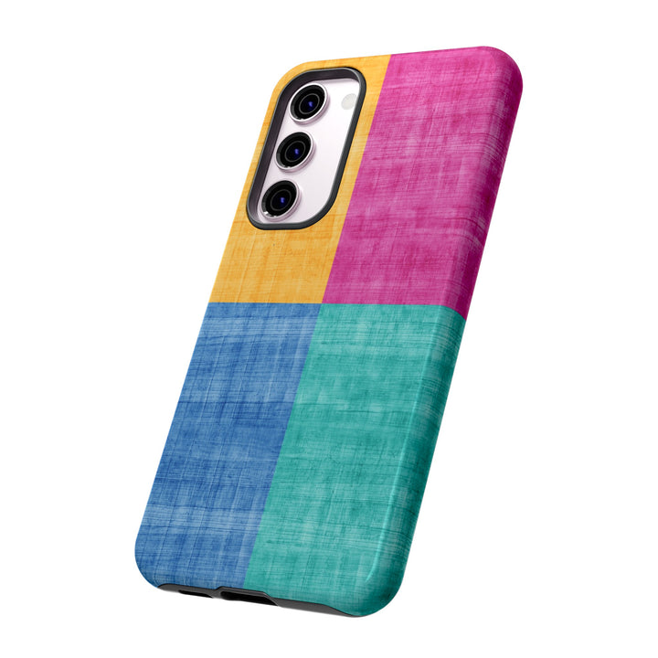 Impact Resistant, Colored Shapes, Cute Phone Cases for Samsung S24, S23, S22, S21, IPhone 15 pro Iphone 14 pro Iphone 13 IPhone 12 Iphone 11 - Studio40ParkLane