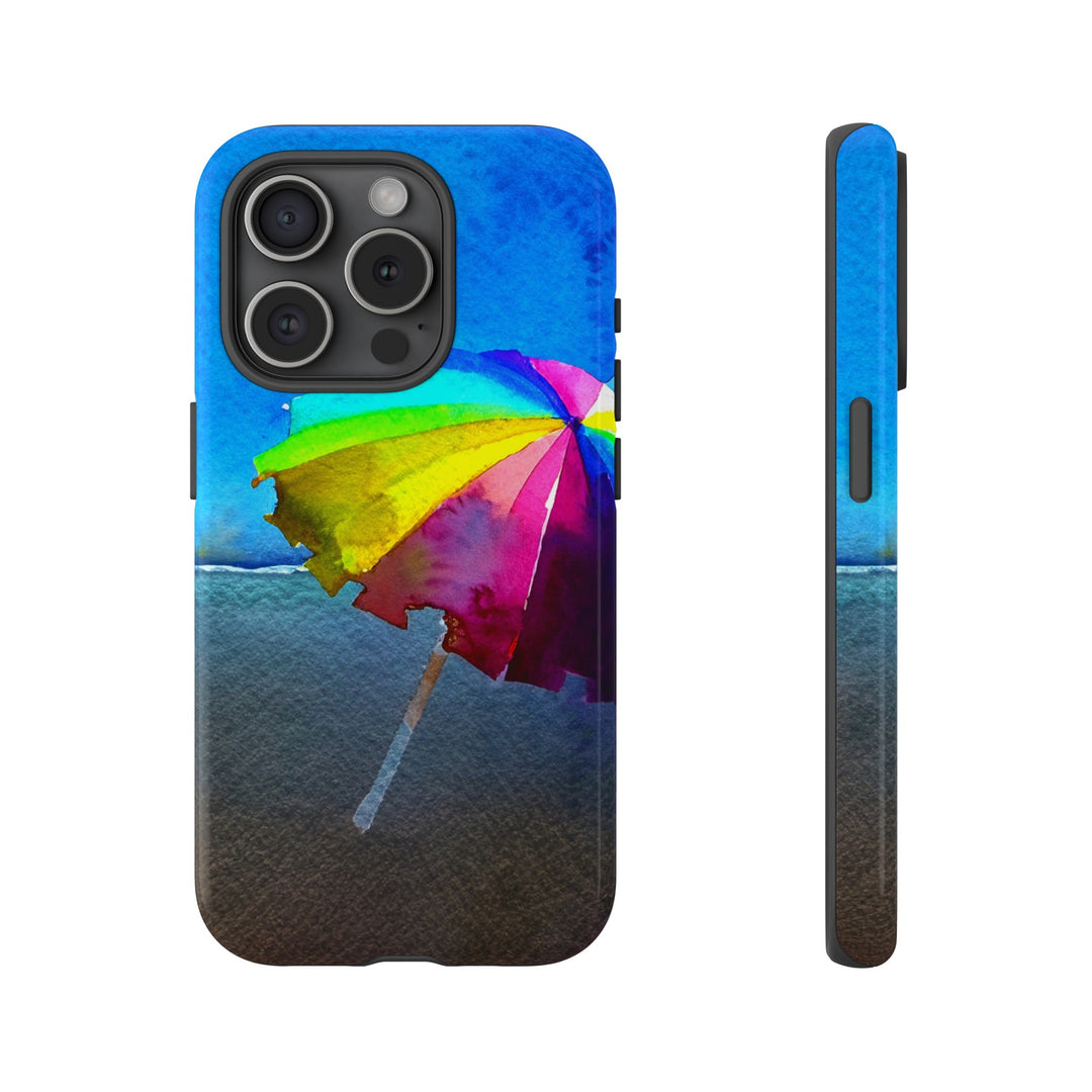 Cute Samsung Case | Cool Iphone Case | Summer Colorful Beach Parasol, Samsung S24, S23, S22, S21, IPhone 15 Case | Iphone 14 Case, Iphone 13 Case - Studio40ParkLane