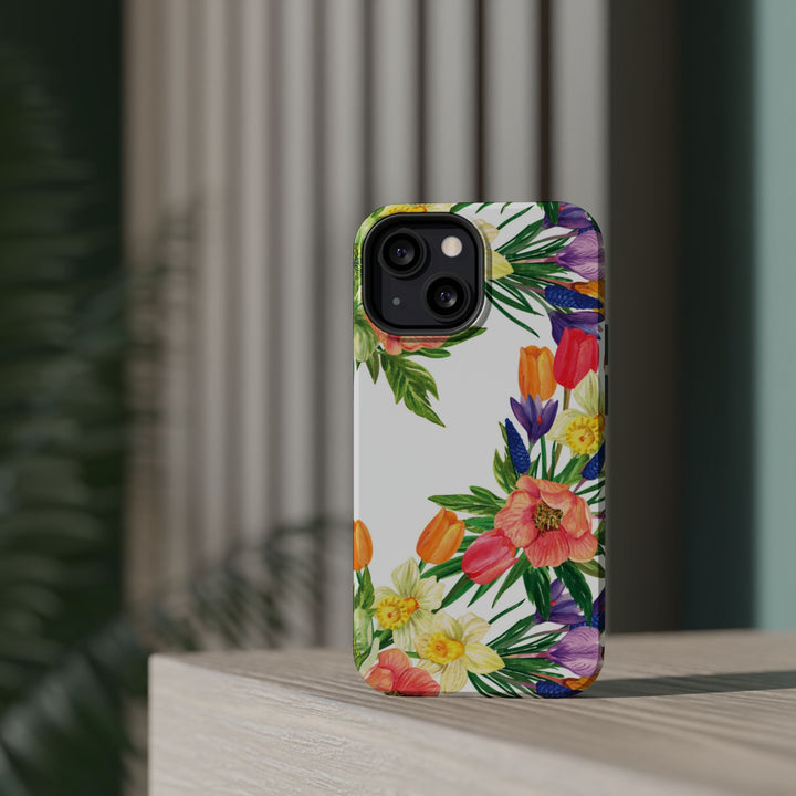 Spring Flowers Magsafe Cute Phone Case for Iphone Gift for Her, iPhone 16 Case iPhone 15 Pro Max Case, Iphone 14, Iphone 14 Pro Max, 13, 12 - Studio40ParkLane