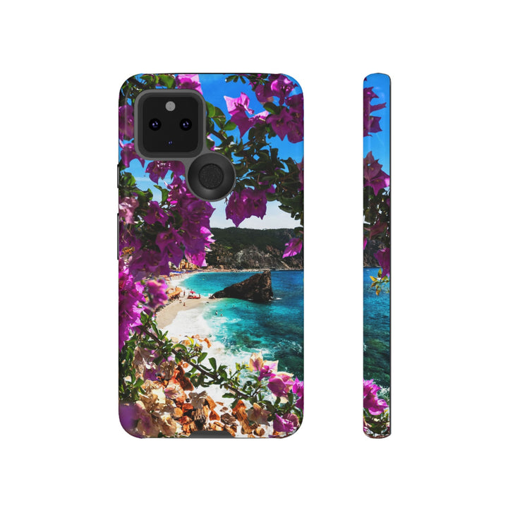 Impact Resistant, Bougainvillea Seaview, Cute Phone Cases for Samsung S24, S23, S22, S21, IPhone 15 pro Iphone 14 pro Iphone 13 IPhone 12 Iphone 11 - Studio40ParkLane