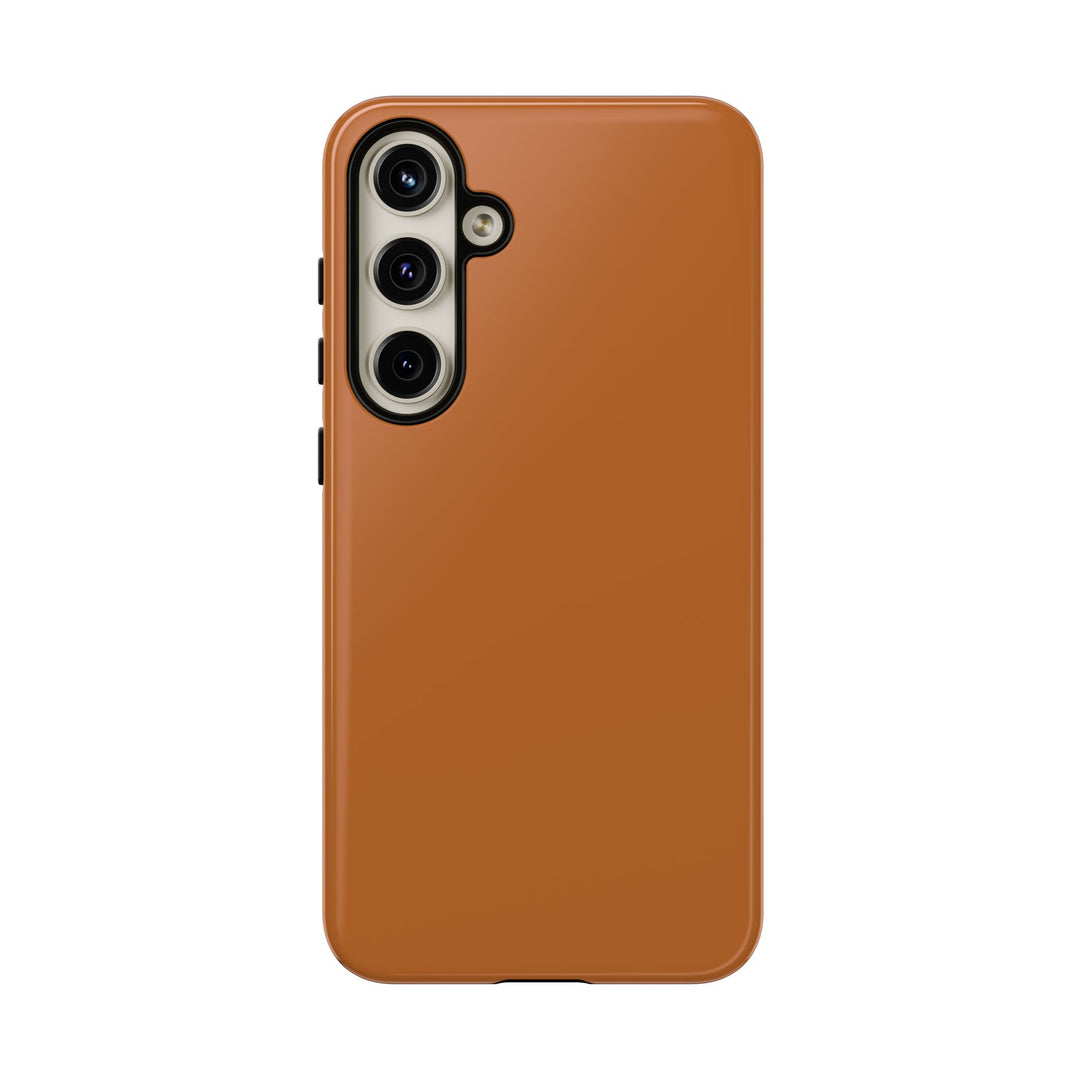 Premium Tough Rusty Brown Orange Gift for Her Cute Phone Cases for Samsung S25 S24, S23, S22, S21, Iphone, 16, 15, 14, 13 Pro Max Ultra - Studio40ParkLane