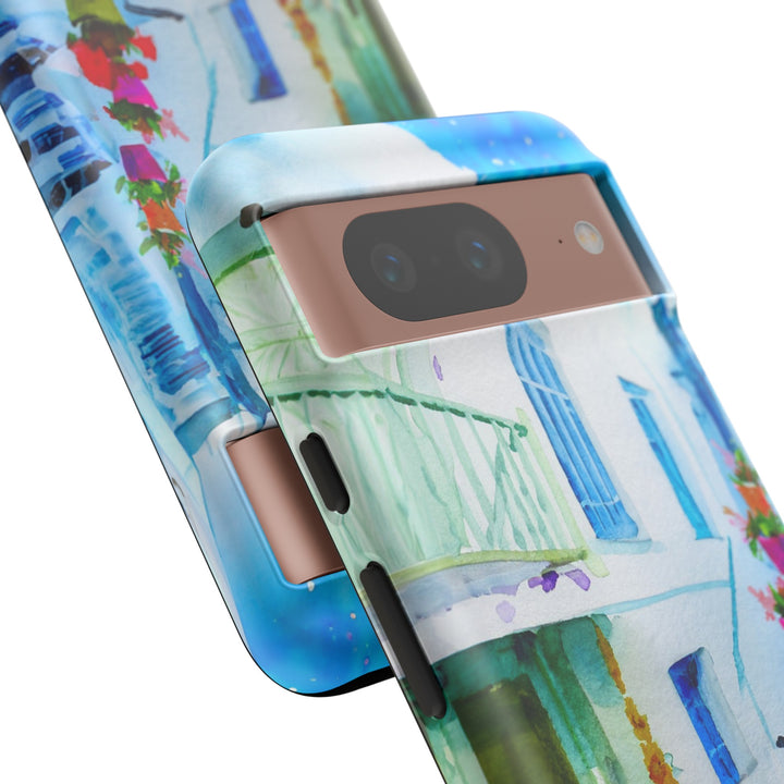 Impact Resistant, Greece House, Cute Phone Cases for Samsung S24, S23, S22, S21, IPhone 15 pro Iphone 14 pro Iphone 13 IPhone 12 Iphone 11 - Studio40ParkLane