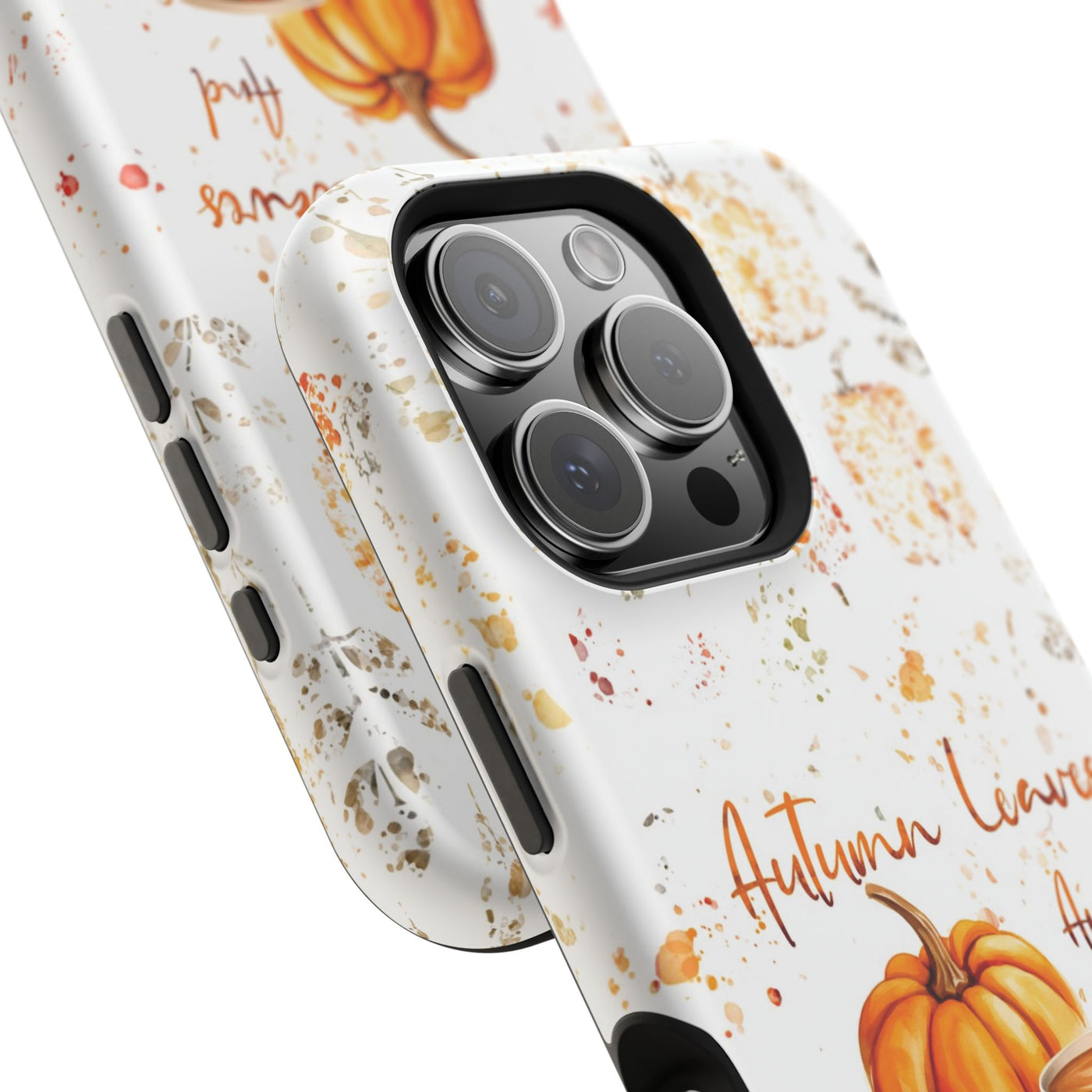 Fall Leaves Pumpkins Tough Magsafe Cute Phone Cases for Iphone | iPhone 15 Case | iPhone 15 Pro Max Case, Iphone 14, Iphone 14 13 12 11 10 9 8 7 - Studio40ParkLane