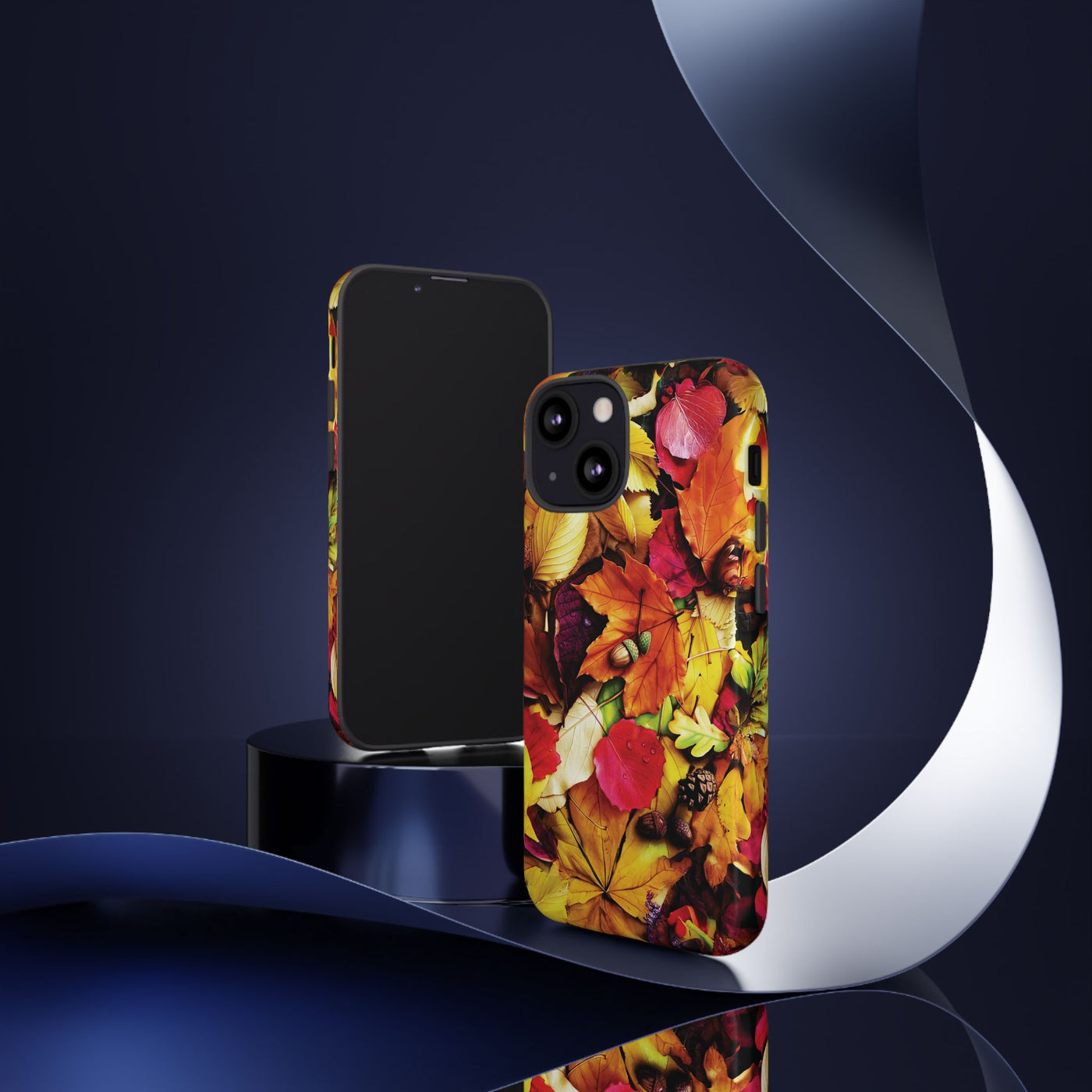 Aesthetic Tough Fall Leaves Foliage Premium Phone Case - For iPhone 17 Pro Max iPhone 16 Pro iPhone 15 Iphone 14 Plus 13 Pro 12 11 10 XR - Studio40ParkLane