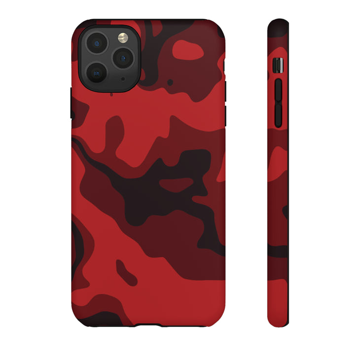 Cool Phone Case | Red Camouflage, For iPhone 15 Case | iPhone 15 Pro Case, Iphone 14 Case, Iphone 14 Pro Max Case, Protective Iphone Case - Studio40ParkLane