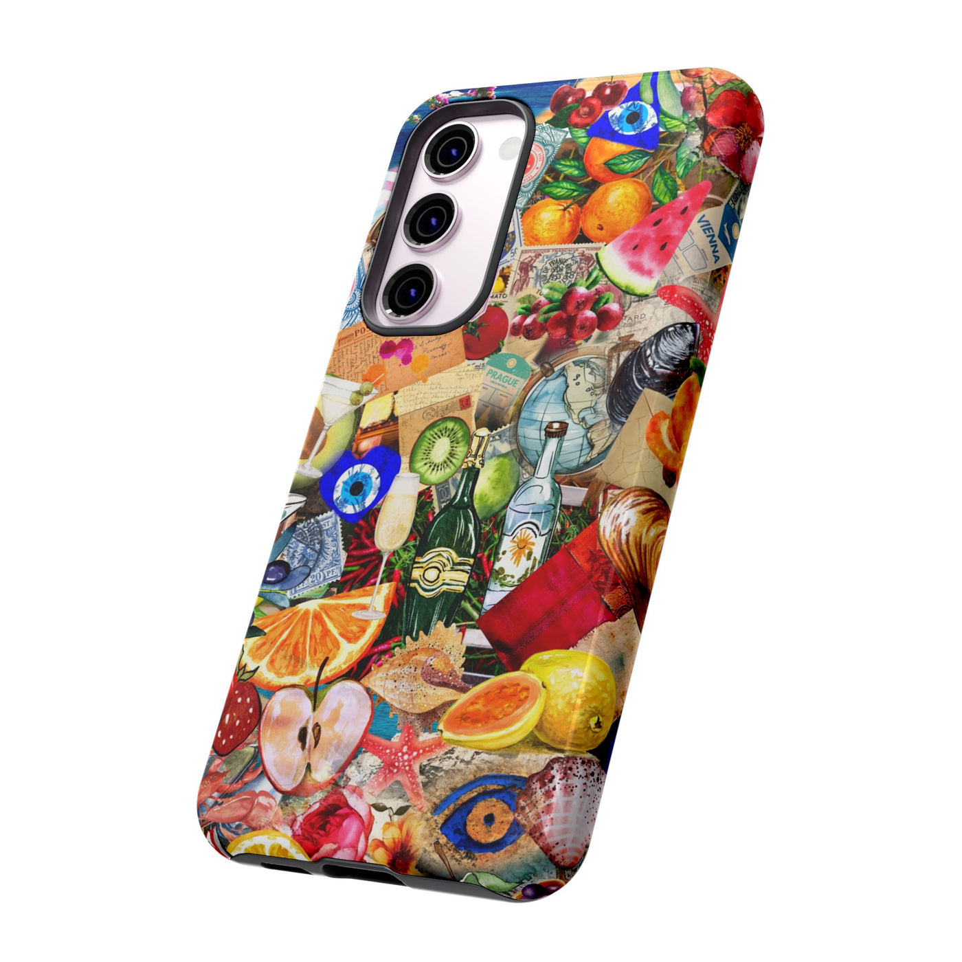 Fruity European Summer Impact Resistant Cute Phone Cases for Samsung S24, S23, S22, S21, IPhone 15 pro Iphone 14 pro Iphone 13 IPhone 12 Iphone 11