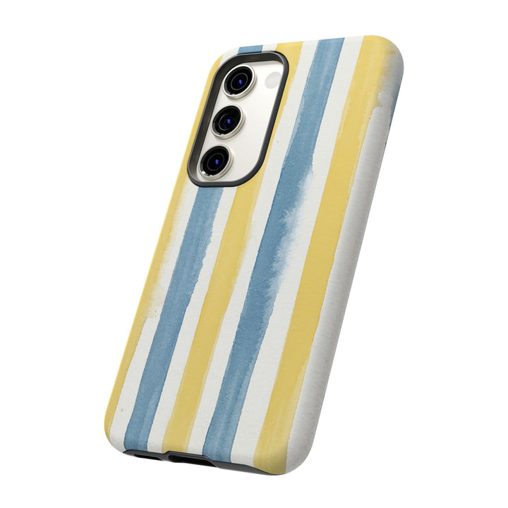 Tough Cute Yellow Stripes Phone Case, for IPhone 17 Pro Max | Iphone 17 Air, Iphone 16, IPhone 15, 14 13 12, Samsung Galaxy S26, S25, S24, S23 - Studio40ParkLane