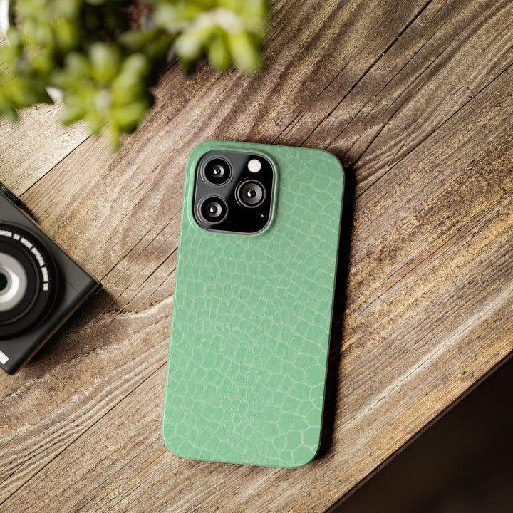 Slim Non Leather Mint Color Pattern Gift for Her Cute Phone Cases for Iphone 16 Pro Max | iPhone 15 Case | iPhone 15 Pro Max Case, Iphone 14, 13, 12, 11, 10, 8, 7 - Studio40ParkLane