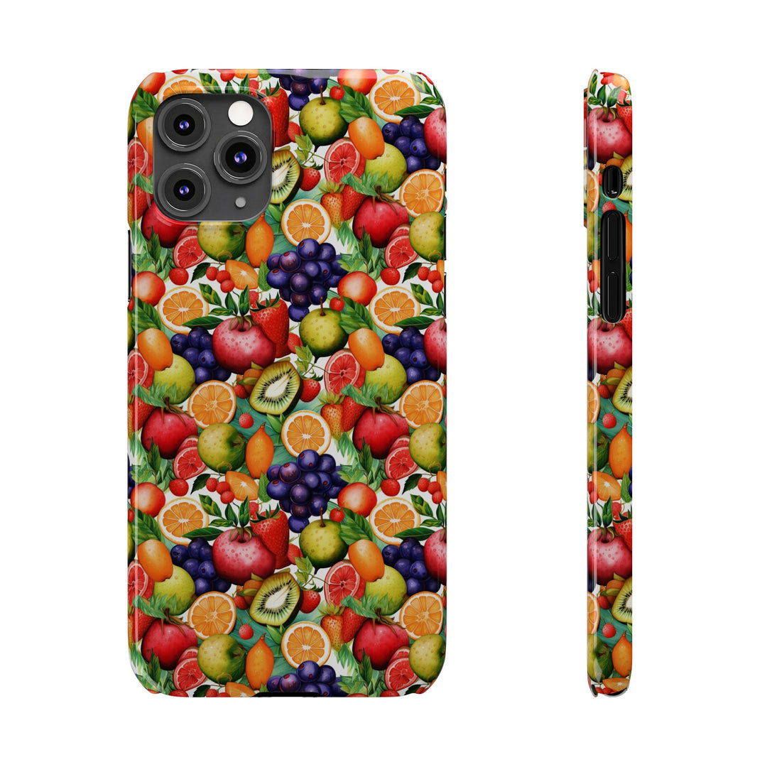Slim Cute Phone Cases for Iphone | iPhone 15 Case | iPhone 15 Pro Max Case, Iphone 14, Iphone 14 Pro Max, Iphone 13, Summer Fruit Mix Selection - Studio40ParkLane