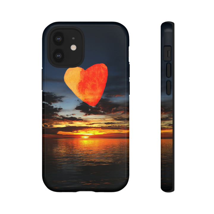Cute IPhone Case | Rising Heart Love Sunset, iPhone 15 Case | iPhone 15 Pro Case, Iphone 14 Case, Iphone 14 Pro Max Case - Studio40ParkLane