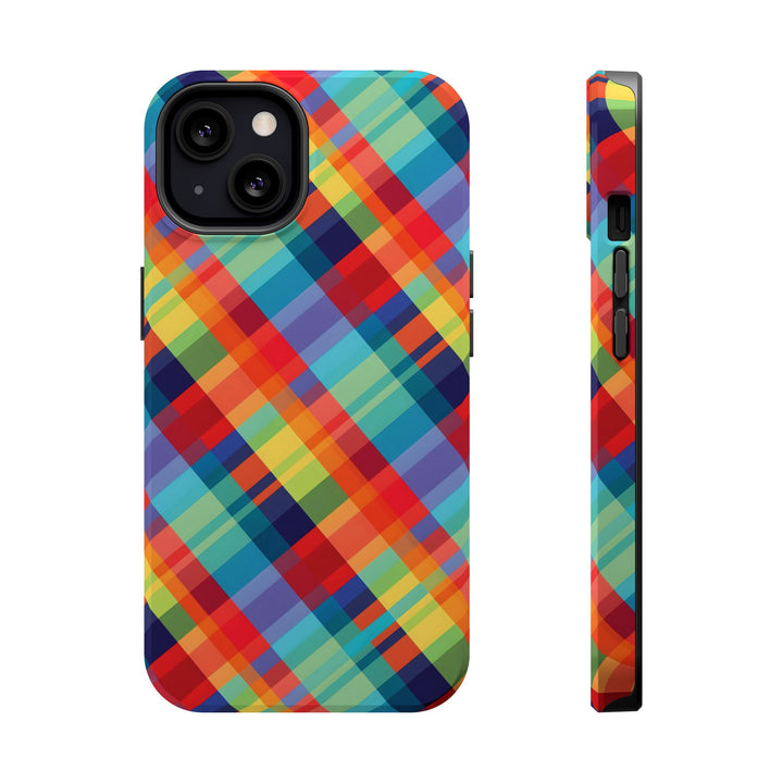 Checkered Plaid Magsafe Gift for Her Cute Phone Case for Iphone, | iPhone 16 | iPhone 15 Pro Max, Iphone 14 Pro Max, 13 12 11 10 9 8 7 - Studio40ParkLane