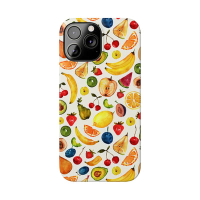 Fruit Mix Display Slim Cute Phone Cases for Iphone  | iPhone 15 Case | iPhone 15 Pro Max Case, Iphone 14, Iphone 14 Pro Max, Iphone 13