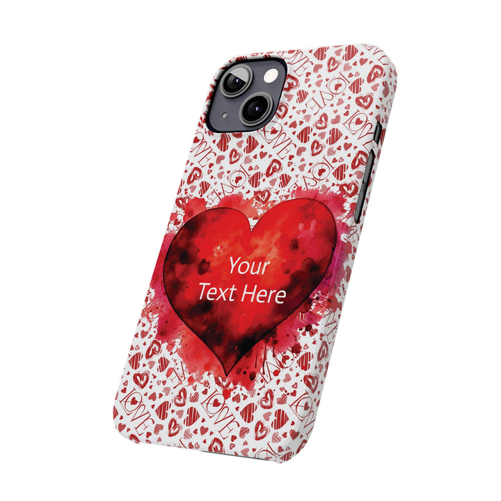 Slim Cute Phone Cases for Iphone - | iPhone 15 Case | iPhone 15 Pro Max Case, Iphone 14 Case, Iphone 14 Pro Max, Iphone 13, Valentine Hearts Love - Studio40ParkLane