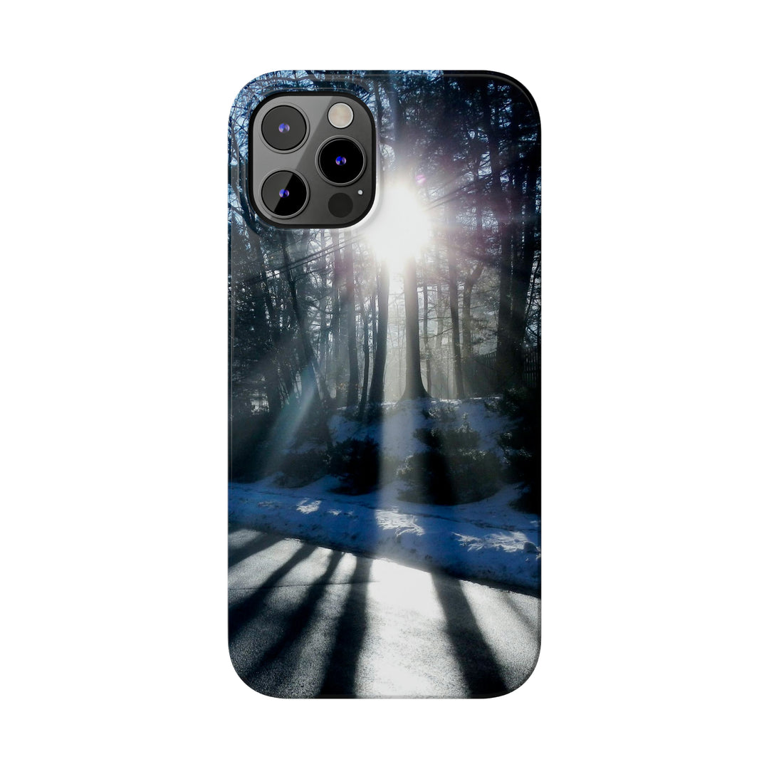 Slim Cute Phone Cases for Iphones - | iPhone 15 Case | iPhone 15 Pro Max Case, Iphone 14 Case, Iphone 14 Pro Max, Iphone 13, Winter Morning Sun - Studio40ParkLane