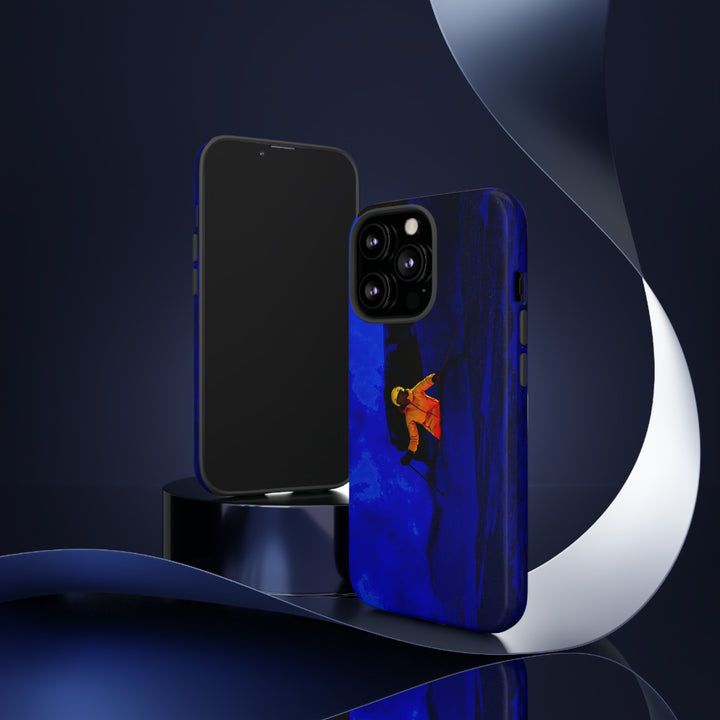 Cute IPhone Case | iPhone 15 Case | iPhone 15 Pro Max Case, Iphone 14 Case, Iphone 14 Pro Max Case IPhone Case for Art Lovers, Skier Mountain Night - Studio40ParkLane