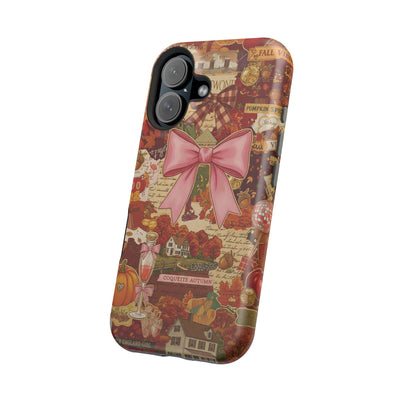 New England Fall Coquette Collage Tough Magsafe Cute Phone Cases for Iphone | iPhone 15 Pro Max Case, Iphone 14, Iphone 14 13 12 11 10 9 8 7 - Studio40ParkLane