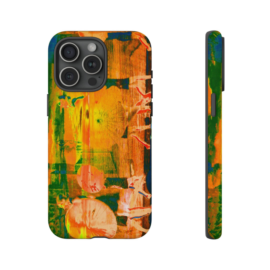 Cute IPhone Case | iPhone 15 Case | iPhone 15 Pro Max Case, Iphone 14 Case, Iphone 14 Pro Max Case IPhone Case for Traveler, Fall Sunset Dance - Studio40ParkLane