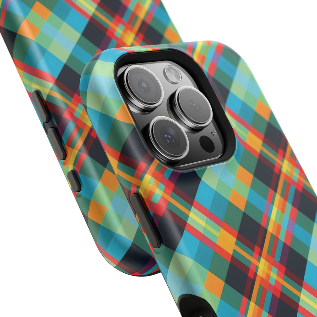 Checkered Plaid Magsafe Gift for Her Cute Phone Case for Iphone, | iPhone 16 | iPhone 15 Pro Max, Iphone 14 Pro Max, 13 12 11 10 9 8 7 - Studio40ParkLane