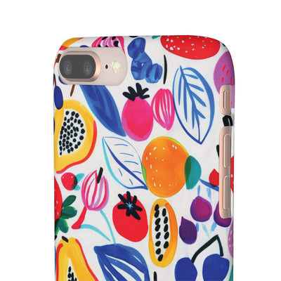 Snap Summer Fruit Gift for Her Cute Phone Cases for Samsung Galaxy S24, S23, S22, S21, S20, Plus, Ultra, Iphone 16, 15, 14, Pro and Max