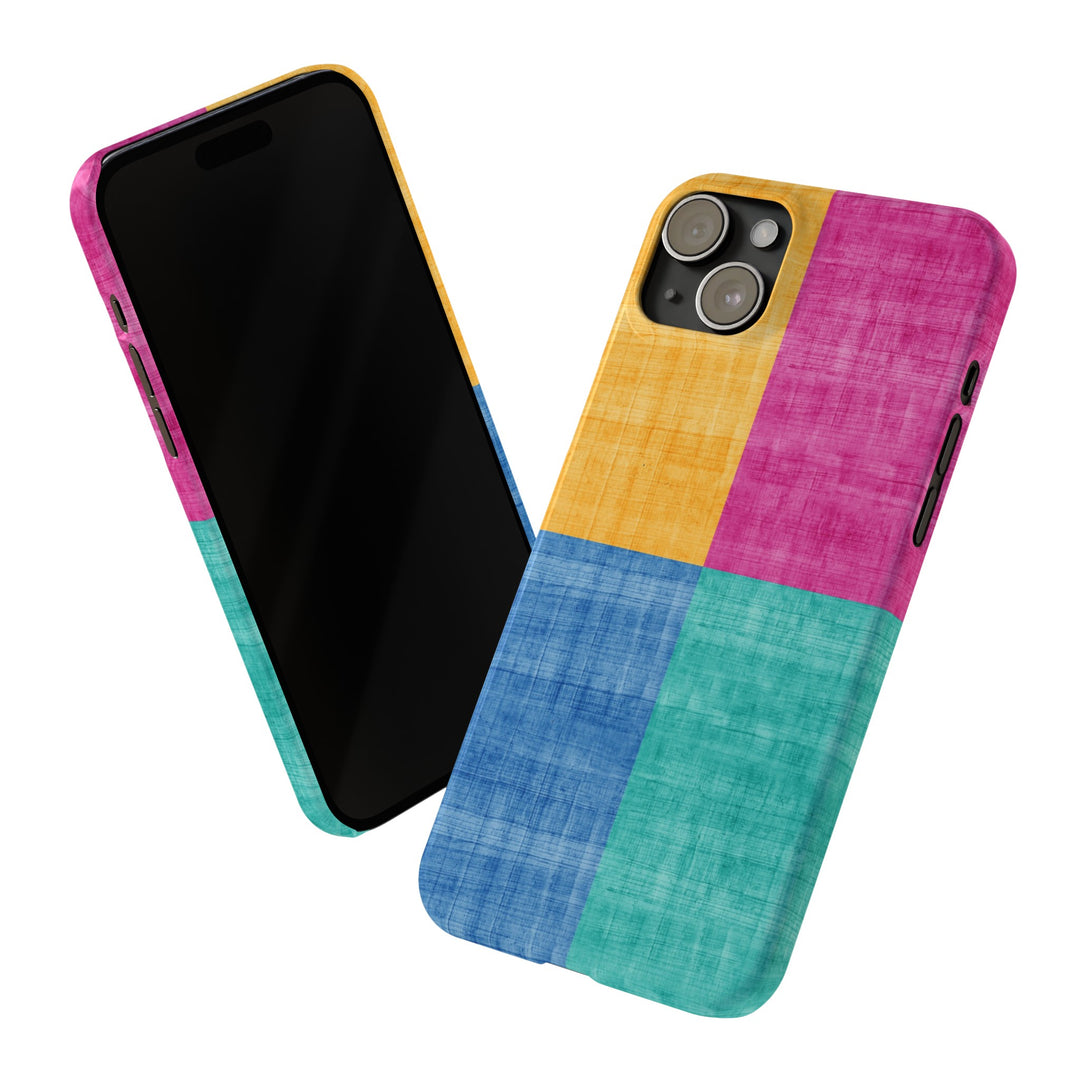 Slim Cute Phone Cases for Iphone | iPhone 15 Case | iPhone 15 Pro Max Case, Iphone 14, Iphone 14 Pro Max, Iphone 13, Abstract Color Blocks - Studio40ParkLane