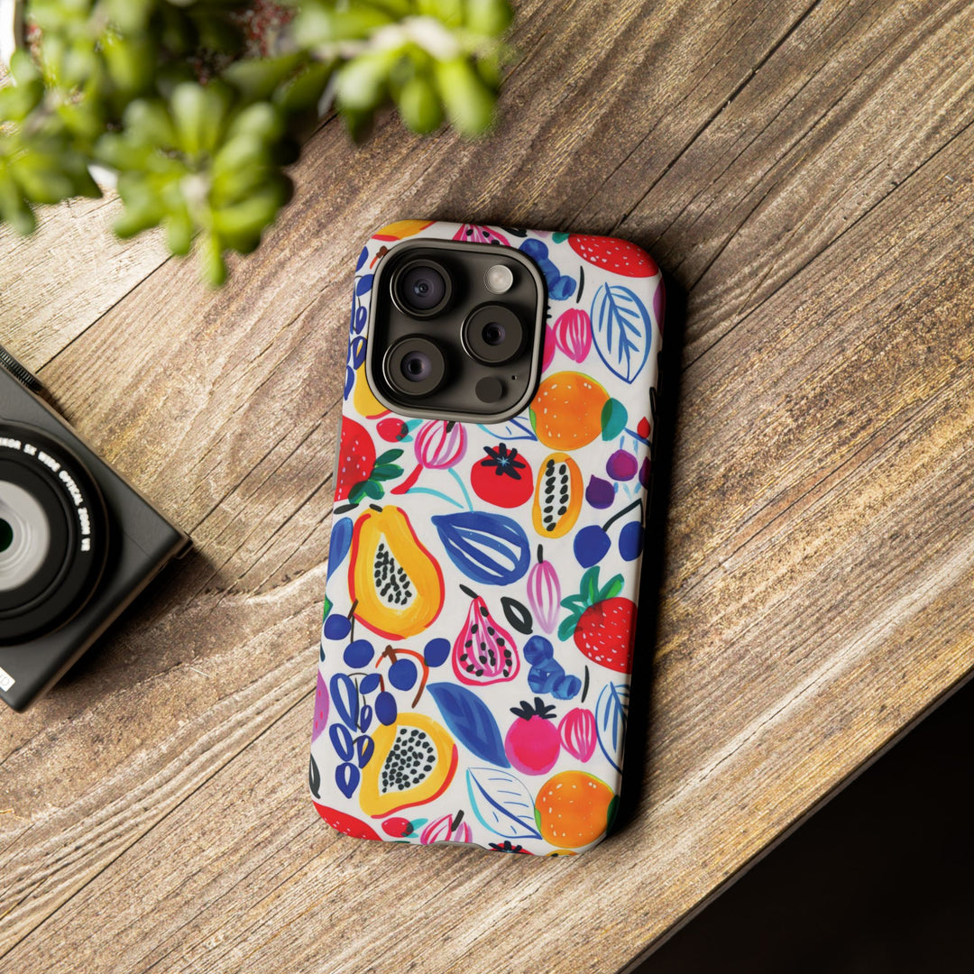 Summer Fruit Cute Tough Phone Case - For Apple iPhone Case 17, 16, 15 Pro Max, 14 Plus, 13 Pro, 12, Samsung Galaxy S26, S25, S24 Plus Ultra - Studio40ParkLane