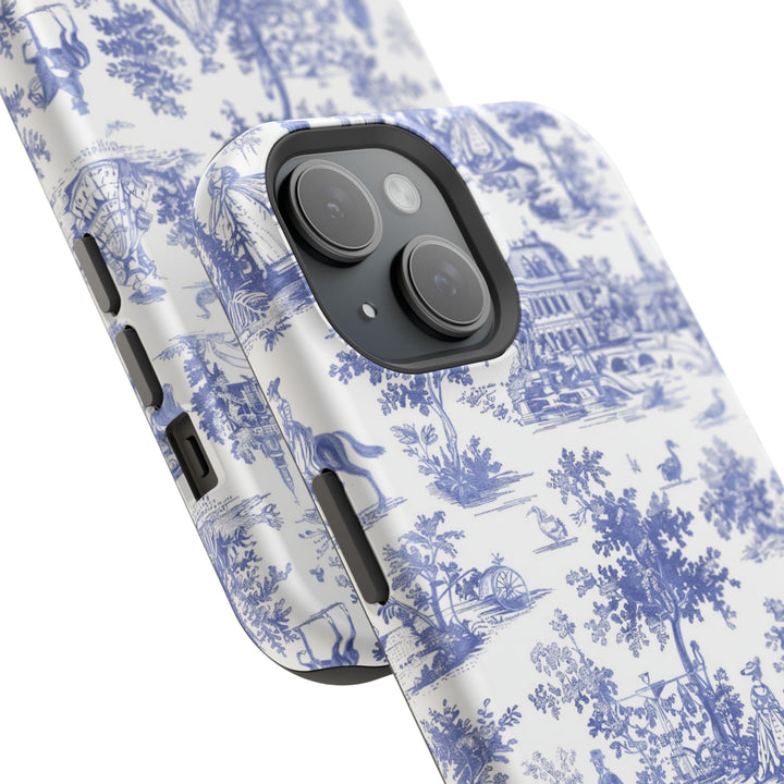 Magsafe French Toile Personalized Initial Custom Gift Cute Phone Cases for Iphone 16 Pro Max | iPhone 15, Pro Max Case, Iphone 14, 13, 12, 11, 10 - Studio40ParkLane