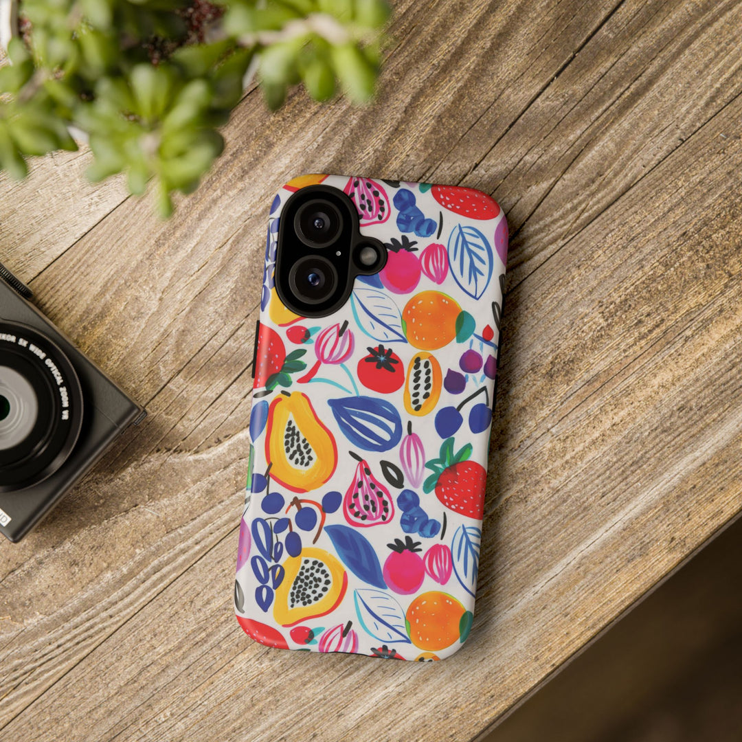 Summer Fruit Cute Tough Phone Case - For Apple iPhone Case 17, 16, 15 Pro Max, 14 Plus, 13 Pro, 12, Samsung Galaxy S26, S25, S24 Plus Ultra - Studio40ParkLane