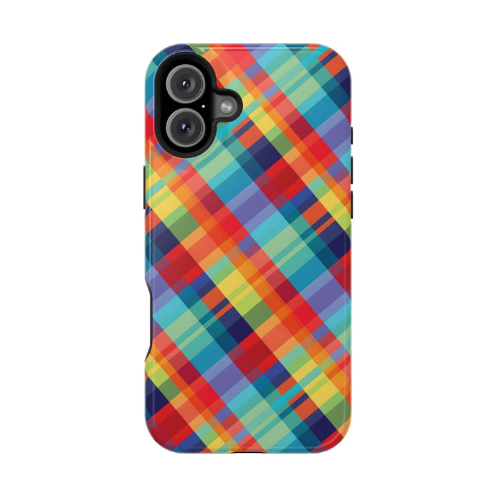 Checkered Plaid Magsafe Gift for Her Cute Phone Case for Iphone, | iPhone 16 | iPhone 15 Pro Max, Iphone 14 Pro Max, 13 12 11 10 9 8 7 - Studio40ParkLane