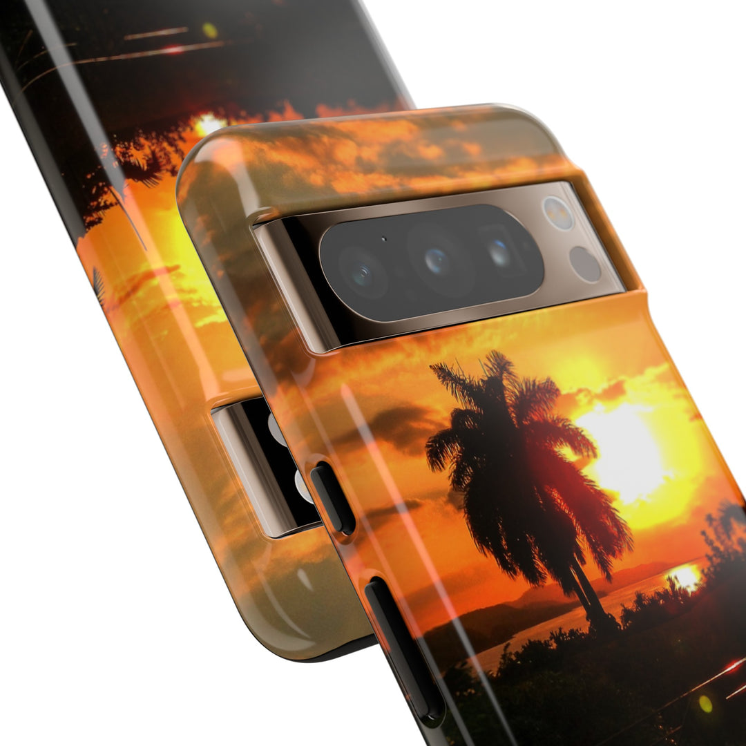 Cute Samsung Case | Cool Iphone Case | Summer Jamaica Pool Sunset, Samsung S24, S23, S22, S21, IPhone 15 Case | Iphone 14 Case, Iphone 13 Case - Studio40ParkLane