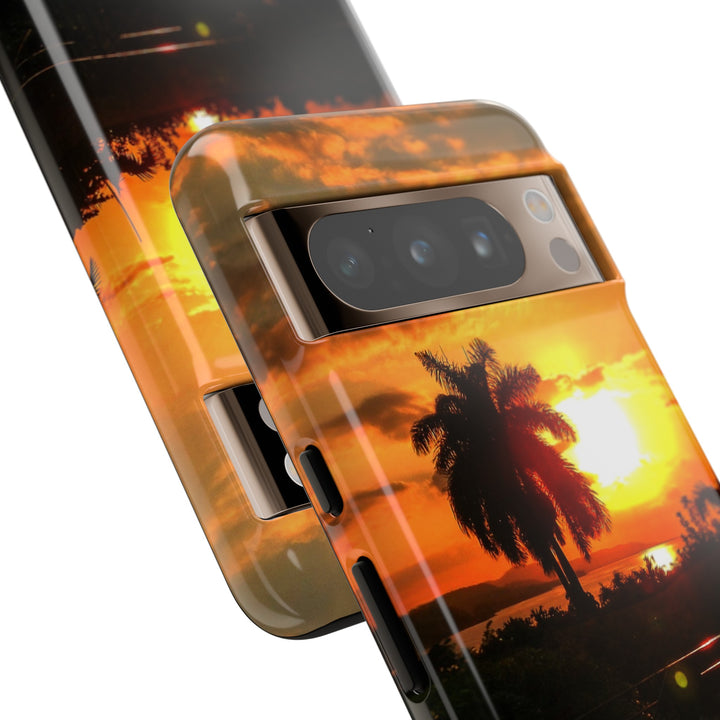 Cute Samsung Case | Cool Iphone Case | Summer Jamaica Pool Sunset, Samsung S24, S23, S22, S21, IPhone 15 Case | Iphone 14 Case, Iphone 13 Case - Studio40ParkLane