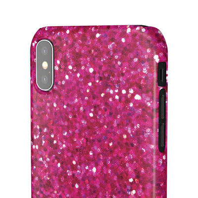 Snap Non-Glitter Muted Pink Play on "Faux" Glitter Effect Cute Phone Cases for Samsung and Iphone, 16, 15, 14, S24, S23, S22, S21, S20, Plus and Ultra