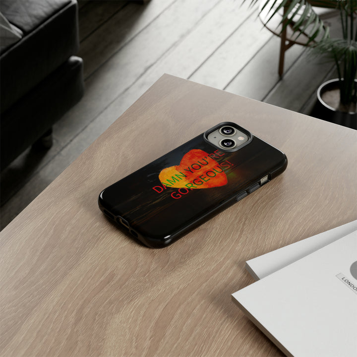 Cute IPhone Case | iPhone 15 Case | iPhone 15 Pro Max Case, Iphone 14 Case, Iphone 14 Pro Max Case IPhone Case for Art Lovers, Heart Sunset - Studio40ParkLane