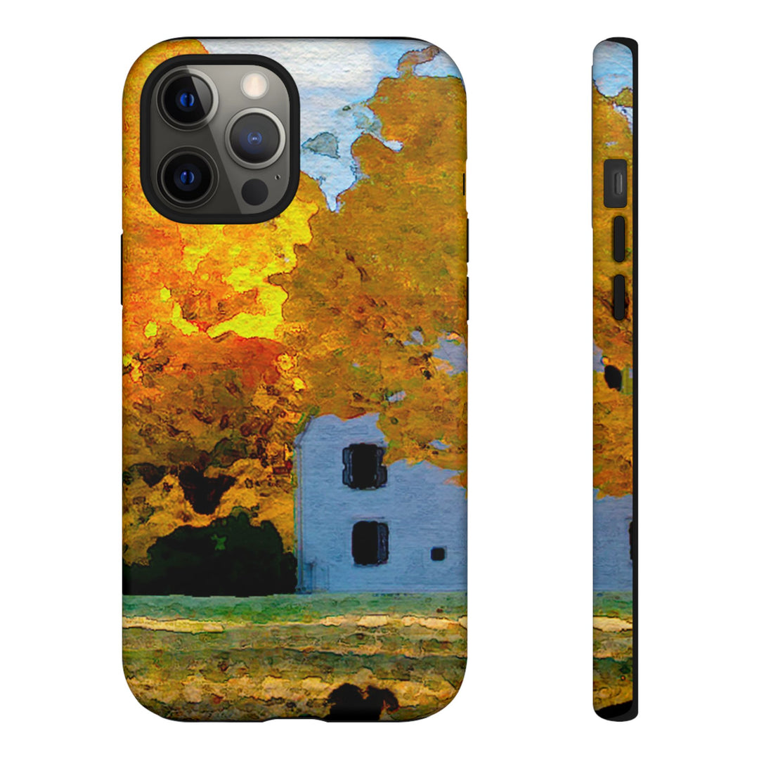 Impact Resistant, Fall Leaves Watercolor, Cute Phone Cases for Samsung S24, S23, S22, S21, IPhone 15 pro Iphone 14 pro Iphone 13 IPhone 12 Iphone 11 - Studio40ParkLane