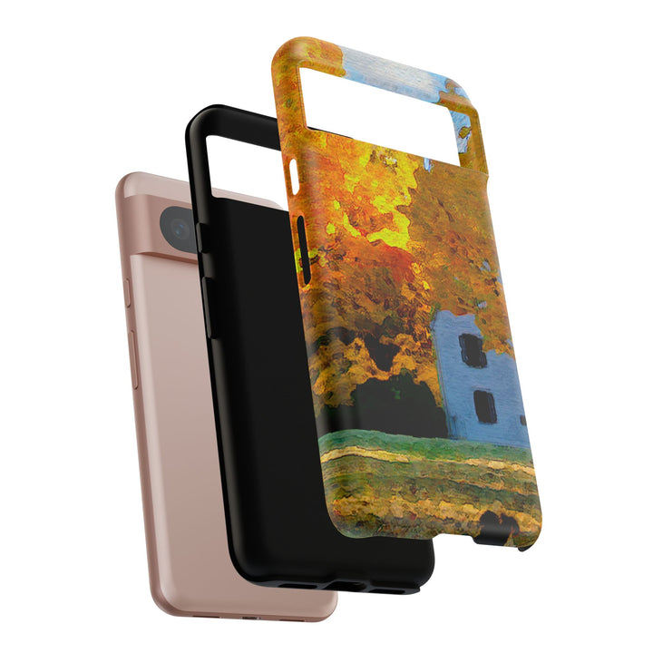 Impact Resistant, Fall Leaves Watercolor, Cute Phone Cases for Samsung S24, S23, S22, S21, IPhone 15 pro Iphone 14 pro Iphone 13 IPhone 12 Iphone 11 - Studio40ParkLane