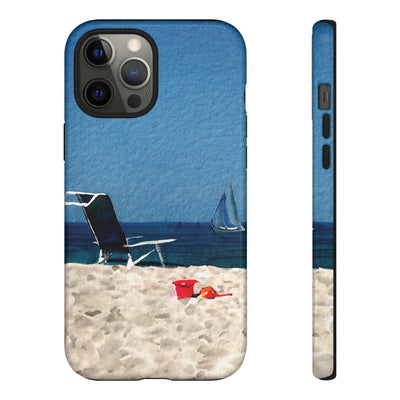 Cute Samsung Case | Cool Iphone Case | Summer Blue Beach Chair, Samsung S24, S23, S22, S21, IPhone 15 Case | Iphone 14 Case, Iphone 13 Case