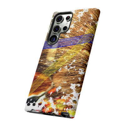 Impact Resistant, Pecan Pie Abstract, Cute Phone Cases for Samsung S24, S23, S22, S21, IPhone 15 pro Iphone 14 pro Iphone 13 IPhone 12 Iphone 11