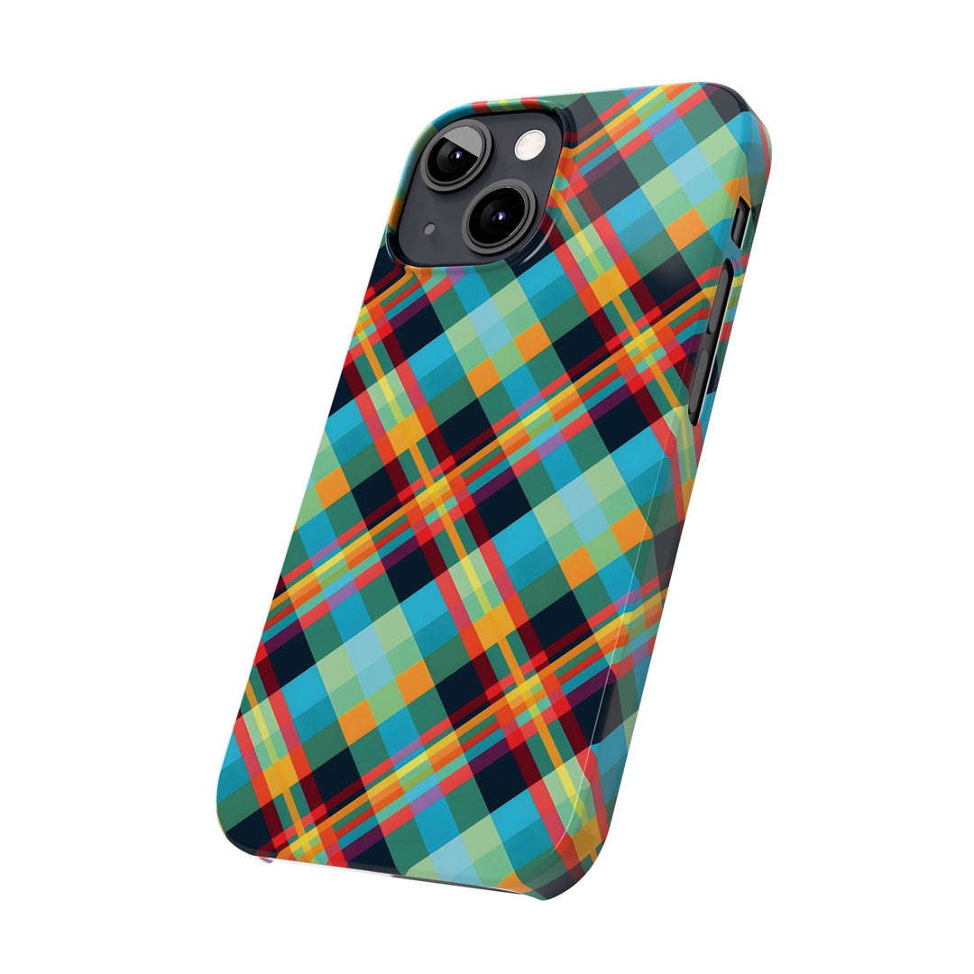 Slim Checkered Plaid Gift for Her Cute Phone Cases for Iphone 16 Pro Max | iPhone 15 Case | iPhone 15 Pro Max Case, Iphone 14, 13, 12, 11, 10, 8, 7 - Studio40ParkLane