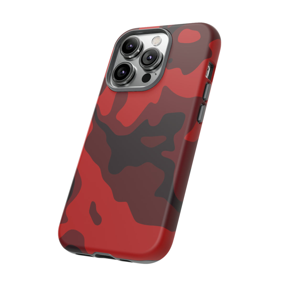 Cute IPhone Case | iPhone 15 Case | iPhone 15 Pro Max Case, Iphone 14 Case, Iphone 14 Pro Max Case IPhone Case for Art Lovers - Red Camo - Studio40ParkLane