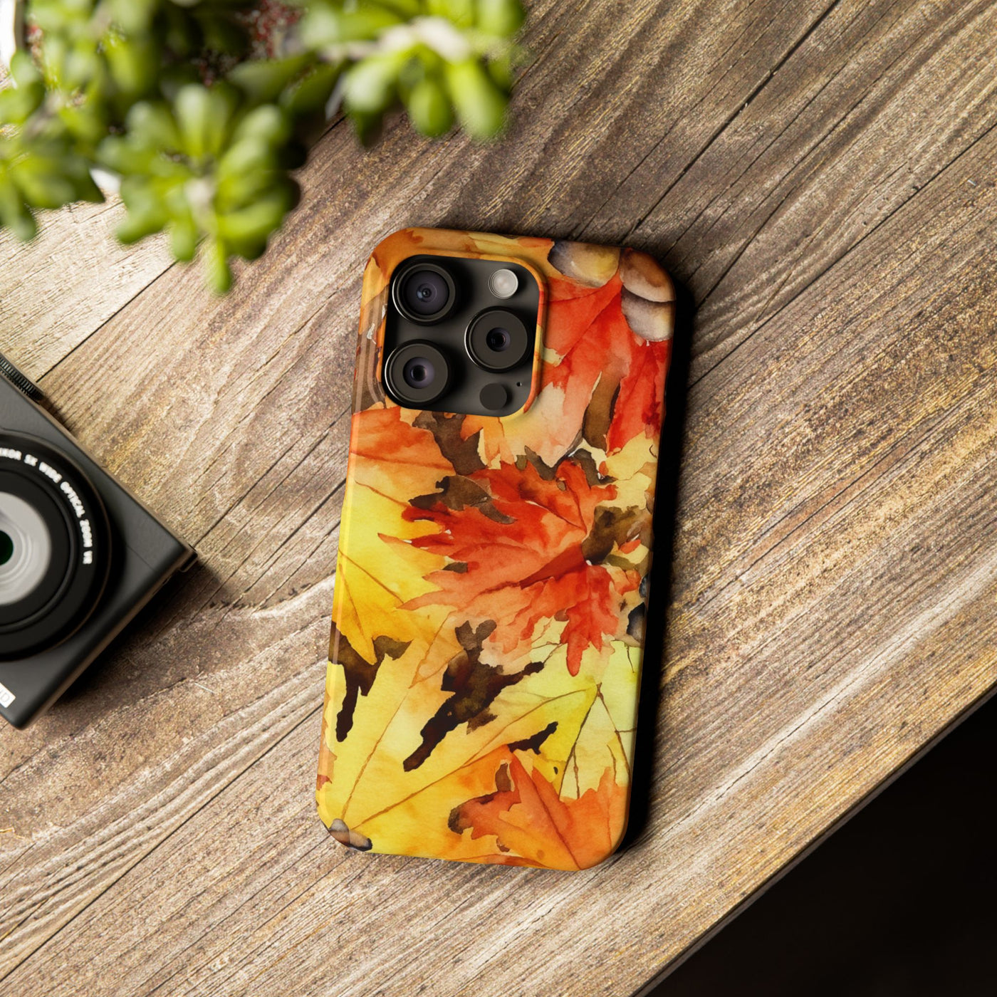 Fall Leaves Slim Cute Phone Cases for Iphone  | iPhone 15 Case | iPhone 15 Pro Max Case, Iphone 14, Iphone 14 Pro Max, Iphone 13