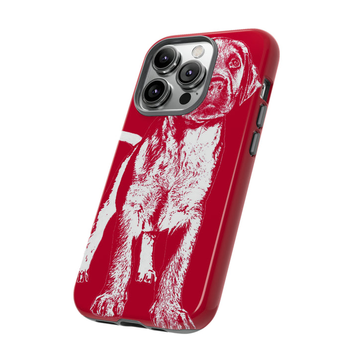 Cute IPhone Case | iPhone 15 Case | iPhone 15 Pro Max Case, Iphone 14 Case, Iphone 14 Pro Max Case IPhone Case for Dog Lovers, Puppy Dog Red - Studio40ParkLane
