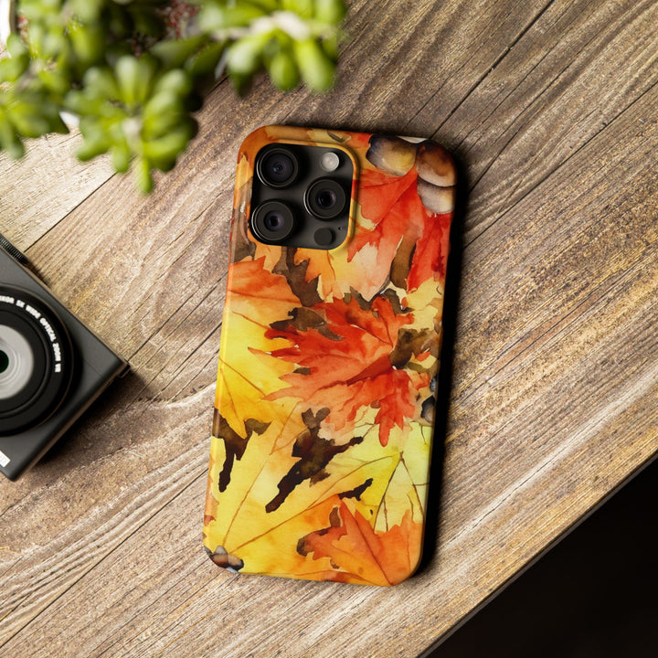 Slim Fall Leaves Slim Cute Phone Cases for Iphone | iPhone 15 Case | iPhone 15 Pro Max Case, Iphone 14, Iphone 14 Pro Max, Iphone 13 - Studio40ParkLane