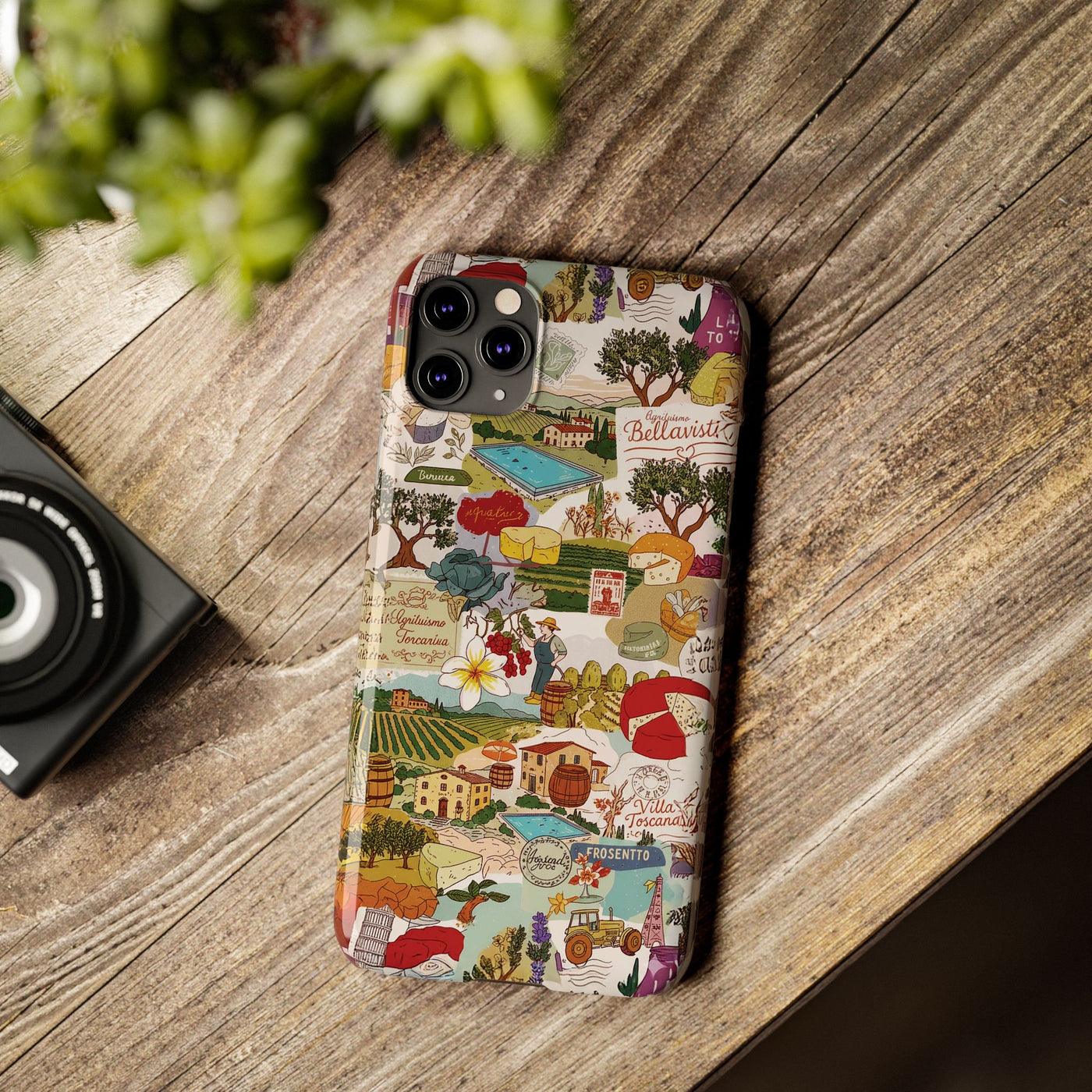 Slim Italy Tuscany Coquette Collage Cute Phone Case for Iphone 17 - | iPhone 16 Pro Max Case | iPhone 15 Case Iphone 14 13 12 11 10 9 8 7 - Studio40ParkLane